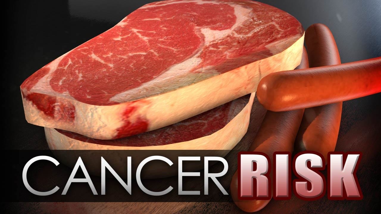 Résultat de recherche d'images pour "meat carcinogenic"